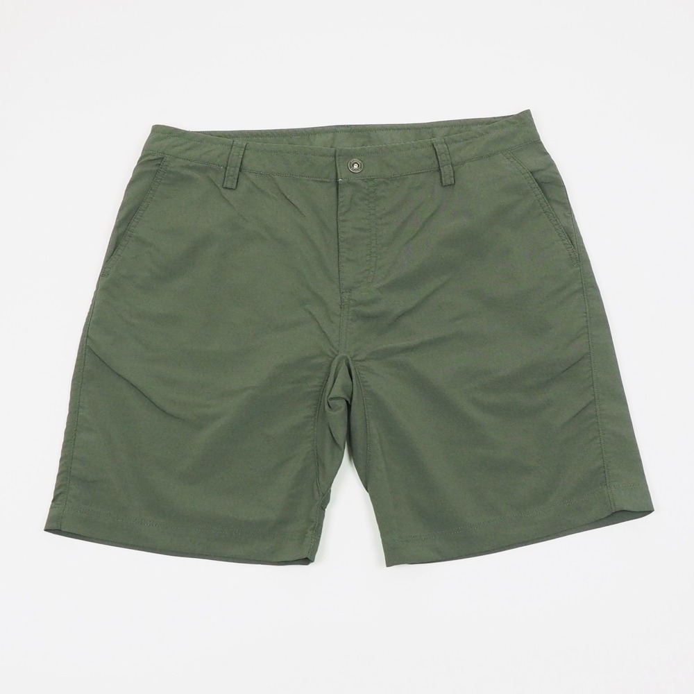 Sundek Quick Dry Walking Hybrid Shorts Mens 34 Green Nylon Blend Travel Casual